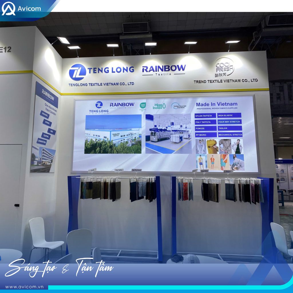 Khu vực trưng bày của TENGLONG / TREND TEXTILE